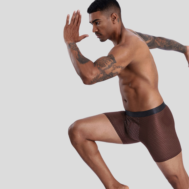 EXTENDED LEG BAMBOO FIBER BOXER SHORTS - FOR ALL-DAY COMFORT