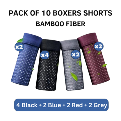 BAMBOO FIBRE BOXER SHORTS - FOR ALL-DAY COMFORT