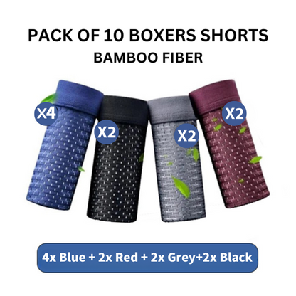 BAMBOO FIBRE BOXER SHORTS - FOR ALL-DAY COMFORT