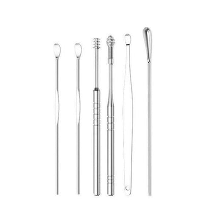 Healifeco 6 Pieces Stainless Steel Ear Pick